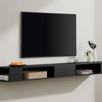 80 inch Floating TV Stand for for 75 80 85 inch TVs, Wall Mounted Entertainment Center Media Console Component Under TV