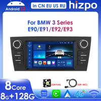 Hizpo Autoradio Android 12 Carplay for BMW 3 Series E90 E91 E92 E93 Car Radio Multimedia Player Stereo GPS Navi Bluetooth SWC 4G