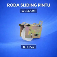 WELDOM Roller Roda Besar Pintu Aluminium Sliding Geser Dorong Medium Duty Roda Nylon 1 Pcs