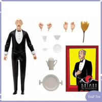 Mcfarlane Toys Alfred Pennyworth Action Figure Batman The Animated Series Anime Figures 7 Inch Figurine Statue Model Dolls Gift