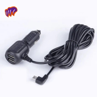 350cm Mini/Cable Dash Cam Charger Car Dash USB Power Cable Cord Vehicle Charging Adapter For Garmin GPS Mirror Cam Dash Power