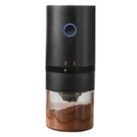 【日本代購】便攜式升級電動咖啡研磨機 TYPE-C USB充電數控不銹鋼磨芯咖啡豆研磨機