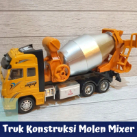 COD Mainan mobil truk Konstruksi Molen Metal Truck Mainan anak Diecast miniatur truk koleksi Kado