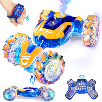 Gesture Sensing RC Stunt Car Toys for Kids 2.4Ghz Hand Controlled Remote Control Car with LED Light 