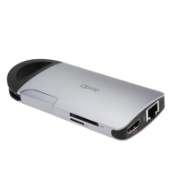 【Opro9】USB-C 8合一多功能轉接器