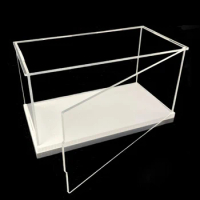 Large Acrylic Figures Display Case for Clear Display Box Cabinet Showcase for Toy/Car/Collectibles/Figurine/Memorabilia Storage