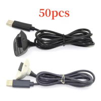 50pcs 1.5m USB Charging Cable for XBOX 360 Wireless Controller Gamepad Charging Joystick Power Supply