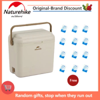 Naturehike13L 24L 33L Cooler Box Camping Ice Box Outdoor Picnic Insulated Storage Box Refrigerator Car Ice Box Fishing Cooler
