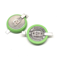 1PCS br1632a / fan 3V lithium battery with welding pin pin button, high temperature resistance 125 ° 1PCS