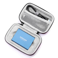 New Eva hard shockproof carry case for Samsung T5 T3 T1 Portable SSD 250GB 500GB 1TB 2TB USB 3.1 external solid state drives