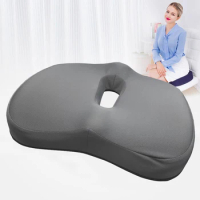 Seat Cushion for Office Chair Car Memory Foam Haemorrhoids Pad Pressure Relief Ergonomic Hip Coccyx Support Orthopedic Cushions