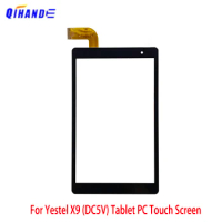 New 8 inch Black For Yestel X9 Kids Tablet PC WWX294-080-V1 FPC Touch Screen Panel Digitizer Glass Sensor Replacement Yestel-X9