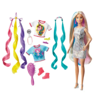 【ToysRUs 玩具反斗城】Barbie芭比夢幻髮型組(玩具 兒童 家家酒)