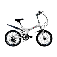 WolFAce 20 Inch 6 Speed Bike Foldable And Portable Bicycle Adult Bicycle Light Travel Mountain Bike 2021 New