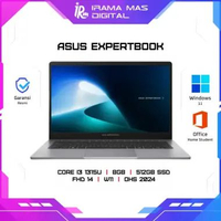 ASUS EXPERTBOOK CORE I3 1315U/8GB/512GB SSD/FHD 14/W11/OHS 2024 - MISTY GREY (P1403CVA-S63850WS)