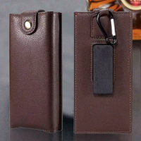 Belt Pouch For OPPO Find N2 N Case PU Leather Universal Phone Bag For Vivo X Fold Fold2 Protector Phone Pocket