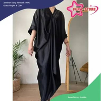 [P R O M O] GAMIS WANITA KEKINIAN / GAMIS POLOS TERBARU / GAMIS BAHAN SATIN VELVET / PAKAIAN PREMPUA