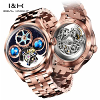 Ideal Knight Top Collection Quality Men Watch Multi Strap Automatic Mechanical Watch Limited Edition Luxury Male Wristwatch