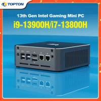 Topton S600 13th Gen Mini PC Gamer Intel i9 13900H i7 13800H Windows 11 2*DDR5 2*NVMe 2*2.5G LAN 8K NUC Gaming Computer WiFi6