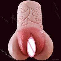 Pocket Pusyy Pussy Realistic Vagina Deep Throat Silicone Real Sexy Vajinas Male Musturbator Toys Erotic Products 18 Sex Toy Anal