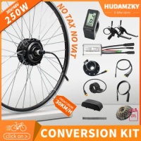 E Bike Kit 36V/48V 250W 20"24"26"28"29"700C Front or Rear Hub Motor Wheel Electric Bicycle Conversion Kit