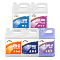 【妙管家】職人嚴選清潔劑1加侖(廚房/浴廁/地板/玻璃 五款任選)
