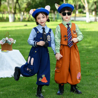Bộ đồ hóa trang 2026 cho bé gái mùa thu mới: Police Bunny (Nick), Fox Zootopia – trang phục biểu diễ