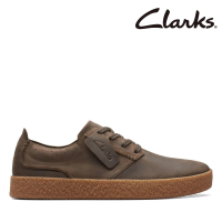 【Clarks】男鞋Streethill Lace縫線工藝仿生膠底休閒鞋(CLM74537C)