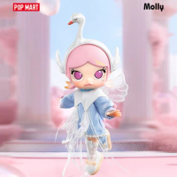 POP MART MOLLY Metamorphose into Swan Action Figure BJD Toy Cute Doll Birthday Gift