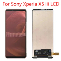 For Sony Xperia 5 III LCD Display Touch Screen Digitizer Assembly Replacement For Sony x5 III XQ-BQ72 XQBQ62/G With Frame LCD