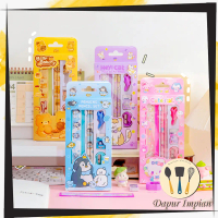 DAPUR IMPIAN 6-in-1 Stationery Gift Box for Students of All Ages Fun Cartoon Learning Set Learning S