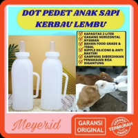 Botol Anak Sapi Dot dengan Kapasitas 1 & 2 Liter dan Karet Dot Standar Transparan