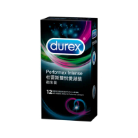 【Durex杜蕾斯】雙悅愛潮裝衛生套12入(保險套/保險套推薦/衛生套/安全套/避孕套/避孕)