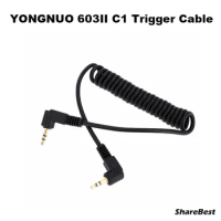 YongNuo LS-2.5 Shutter CABLE RF-603 C1 Flash Trigger Cable for Canon 60D 70D 300D 350D 400D 450D 500D 550D 600D 650D 700D 1000D