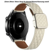 Cow Leather strap For Huawei watch GT4GT3 GT2 pro Magnetic watchband for Huawei watch 4 Pro 22mm 20mm 18mm Bracelet Sport Belt