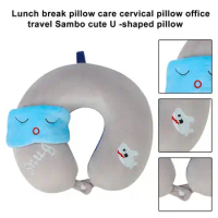 Cartoon-themed Neck Pillow Ultralight Cartoon Neck Pillow for Travel Office Kids Memory Foam Ergonomic Head Neck Support Cushion