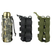 New Tactical Molle Water Bottle Pouch Kettle Bag Outdoor Travel Canteen Cover Holster Climbing Hiking Camping Water Bags