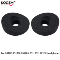15° Inclined Surface Ear Pad Earpads Sponge Soft Foam Cushion Replacement for GRADO PS1000 GS1000I RS1I RS2I SR325 Headphones