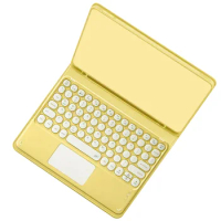 for iPad Air3 Bluetooth Keyboard Case for iPad Air3 10.5/iPad Pro 10.5 Inch Detachable Keyboard Smart Case Yellow