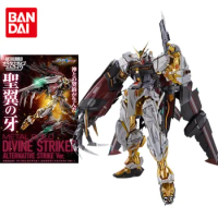Bandai Gundam Model Kit Anime Figure METAL BUILD SEED DIVINE STRIKER ALTERNATIVE STRIKE VER. Action Figures Toys Gifts