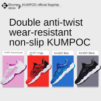 Original kumpoo Badminton Shoes For Men women Breathable High Elastic Non-slip Sports Sneakers E87