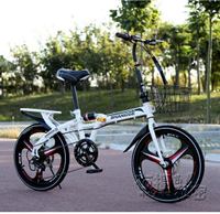 摺疊自行車16/20寸變速碟剎青少年男女式超輕學生便攜小型單車HM 衣櫥秘密
