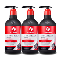 《台塑生醫》Dr's Formula控油抗屑洗髮精升級版(激涼款)三代580g*3入