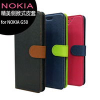 NOKIA G50 5G 精美側掀式皮套 (內容物不包含手機)◆【APP下單最高22%回饋】