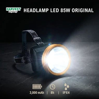 Harvest Lighting Headlamp 85W Lampu Senter Kepala LED Bergaransi Cahaya Kuning