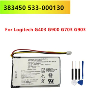 383450 533-000130 New 750mAh Battery For LOGITECH G403 G900 G703 x100 Wireless Mouse Batteries+FreeTools