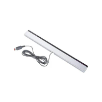 Game Accessories Wii Sensor Bar Wired Receivers IR Signal Ray USB Plug Replacement For WII/WIIU