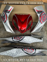 COVER SET LC135 V1 <MERAH BATIK>