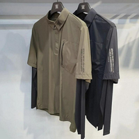 【高爾夫球衣】高爾夫男裝 原單韓國高爾夫服裝男士Polo衫冰絲速乾golf防晒緊身戶外運動上衣