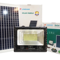 สปอตไลท์JD-81000L แสงขาว/แสงวอมไวท์ (1000W) Jindian Solar Street Lightพลังงานแสงอาทิตย์ โซลาร์เซลลล์